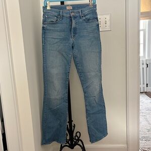 MOTHER Light Blue Straight Leg Jeans